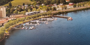 bilde av havna i sundet fra kjell ivar